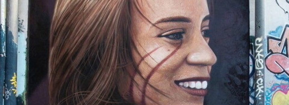 Luana D'Orazio murales Jorit